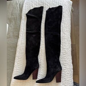 Magda Butrym Black Over the Knee Boots